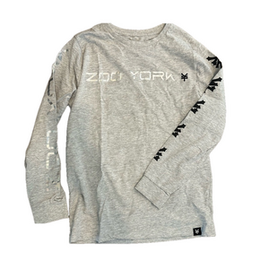 3/20$ Zoo York grey long sleeve shirt size L (14)